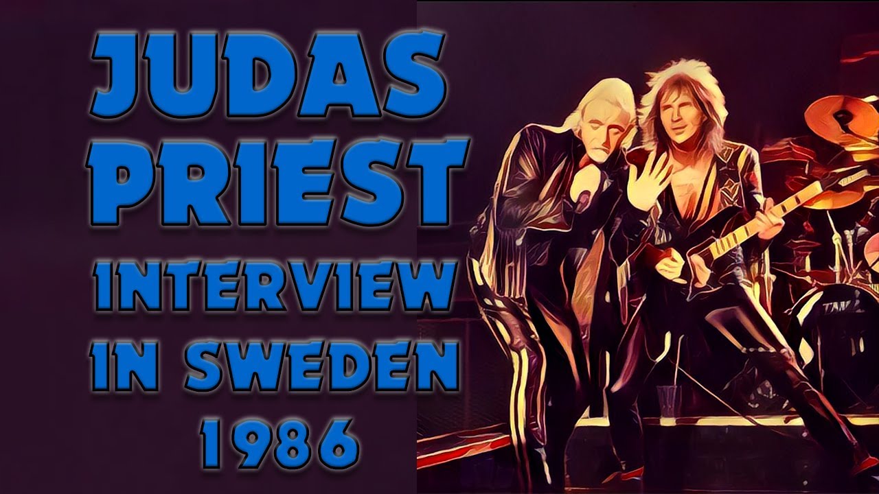 JUDAS PRIEST's Rob & Glen interviewed in Sweden 1986