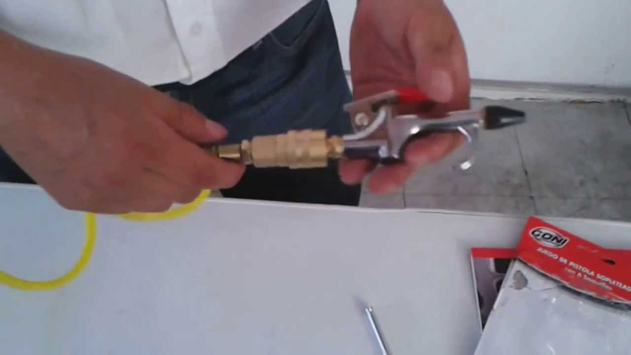 Juego de Pistola Sopleteadora con 6 boquillas modelo 41013 GONI