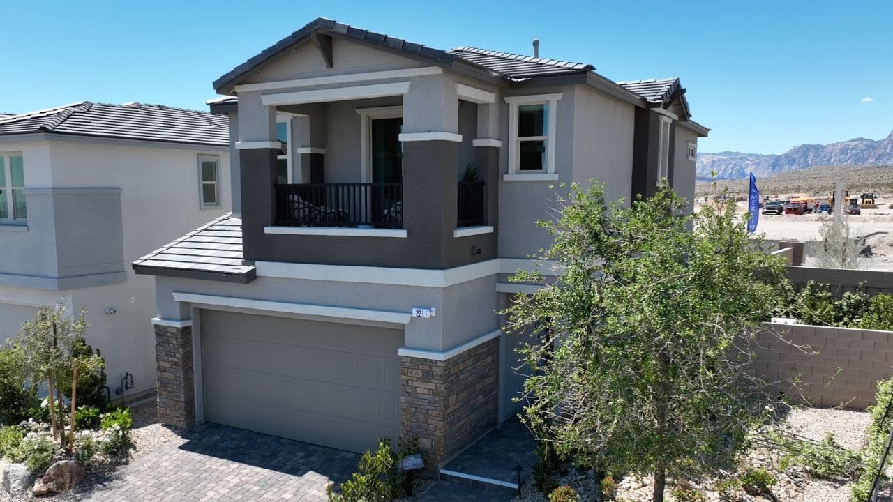 Landings at Caldwell Park at Summerlin - KB Homes | New Homes For Sale Las Vegas 1852 Balcony $521k+