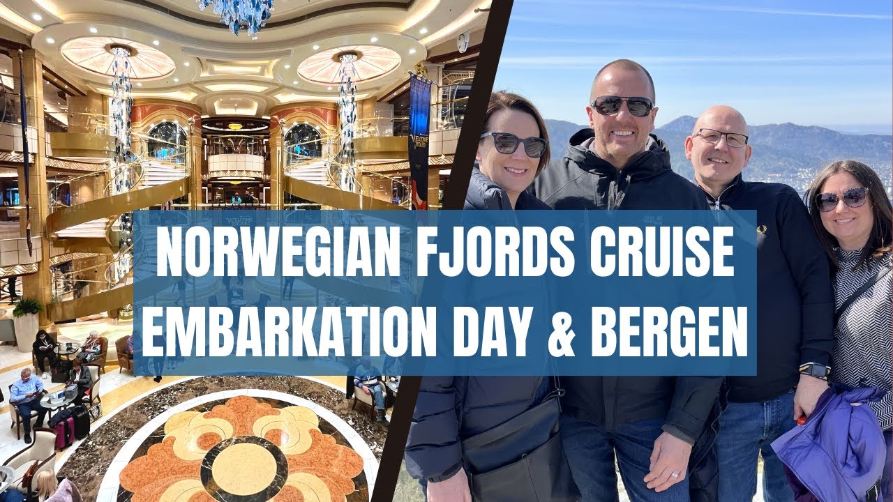 Norwegian Fjords Cruise Episode 1: Sky Princess Embarkation Day & Bergen