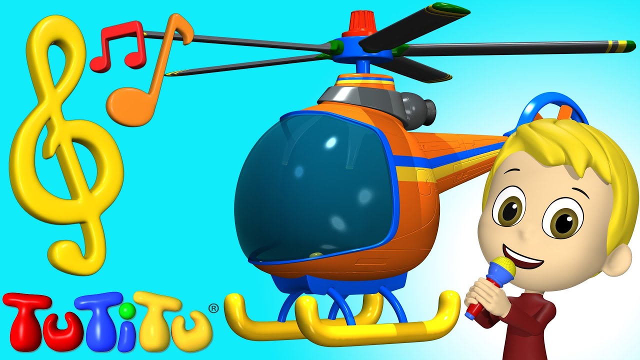 Songs & Karaoke for Children 🎵 Helicopter 🎶 TuTiTu Songs