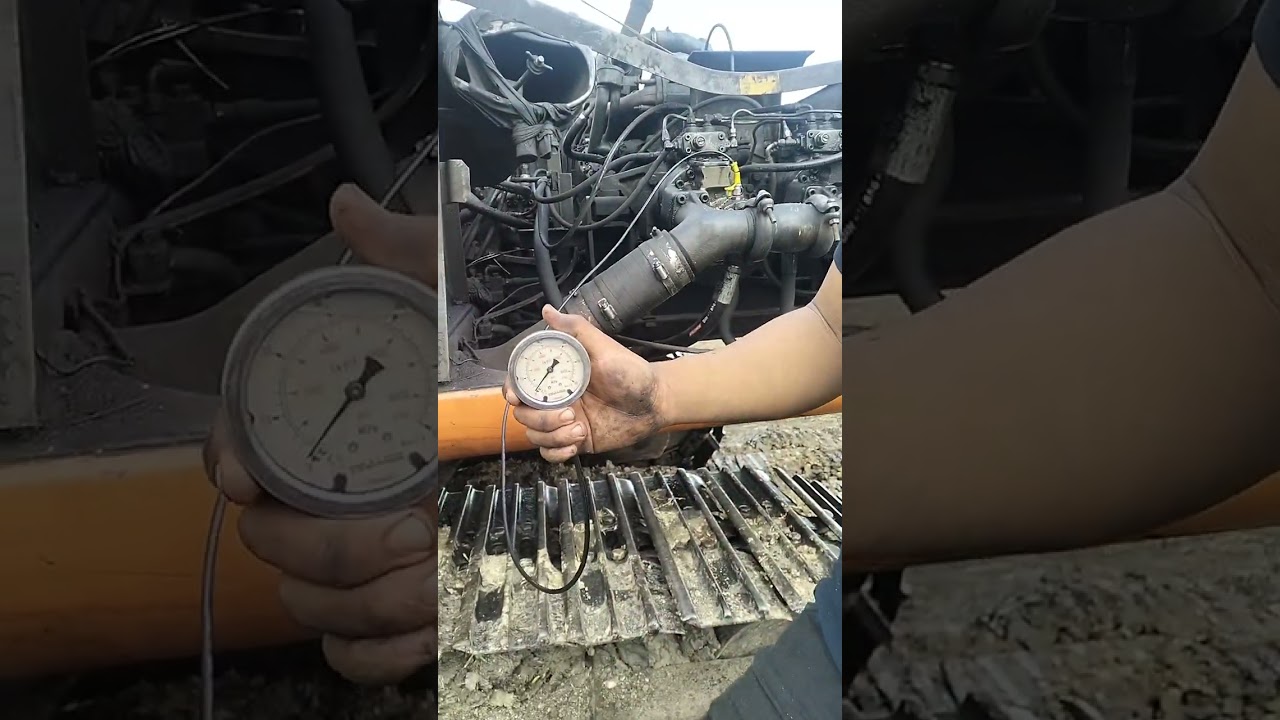 ex200-1 all functions low power cause main pump internal leaking