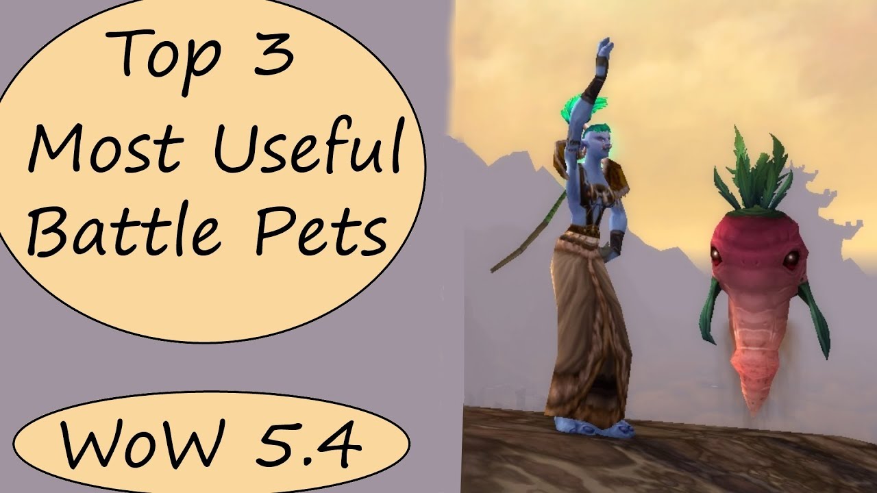 Top 3 Most Useful Battle Pets in WoW for PVE Pet Battling