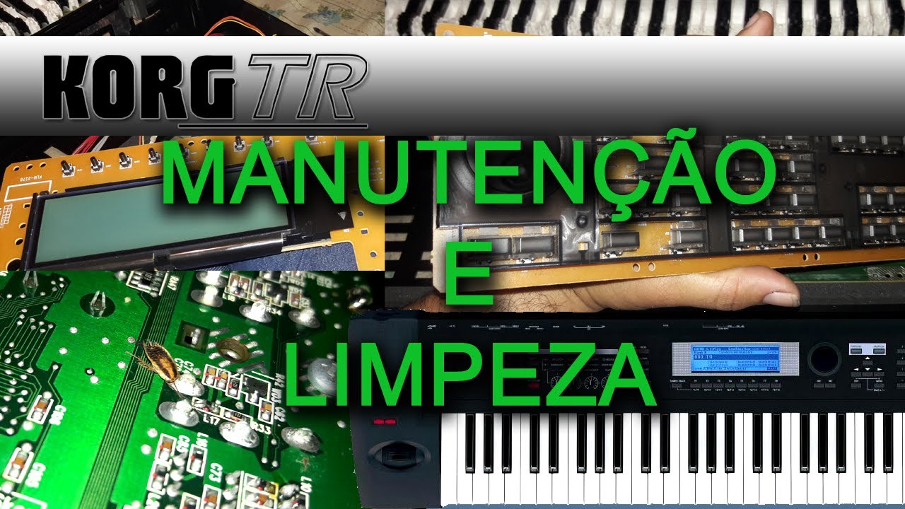 Manutenção Korg TR-76 - Sem sinal de After Touch.
