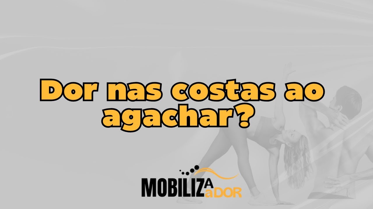 Dor nas costas ao realizar o agachamento?