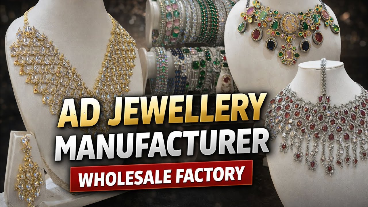 AD Jewellery Manufacturer Wholesaler | AD Jewellery Best Collection | American Diamond