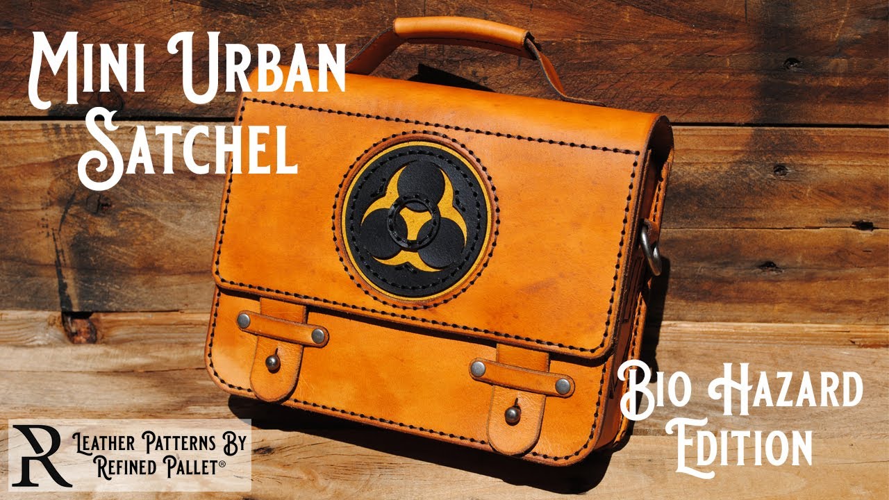 Leather Biohazard Edition Mini Urban Satchel Tutorial by Refined Pallet®