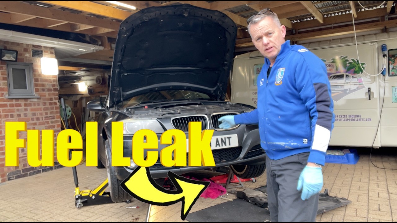 BMW 318D Fuel Leak Under Car, Smell of Diesel, Intermittant Lack Of Power. How To Repair.