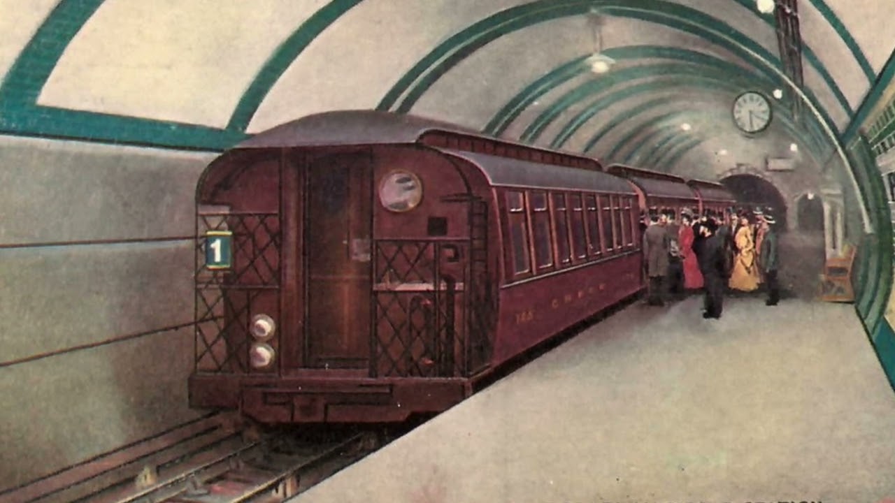 Поезд метро XX века: модель 1906 года