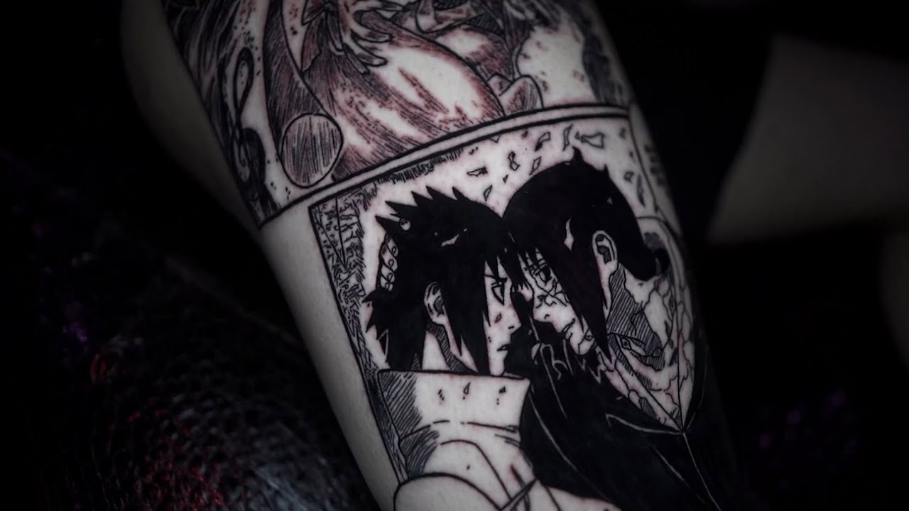 Naruto x Soul Eater Tattoo Time Lapse - 1 Hour