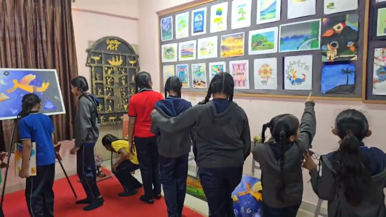Annual Art Exhibition by Students of PM SHRI Kendriya Vidyalaya Jetpur.  