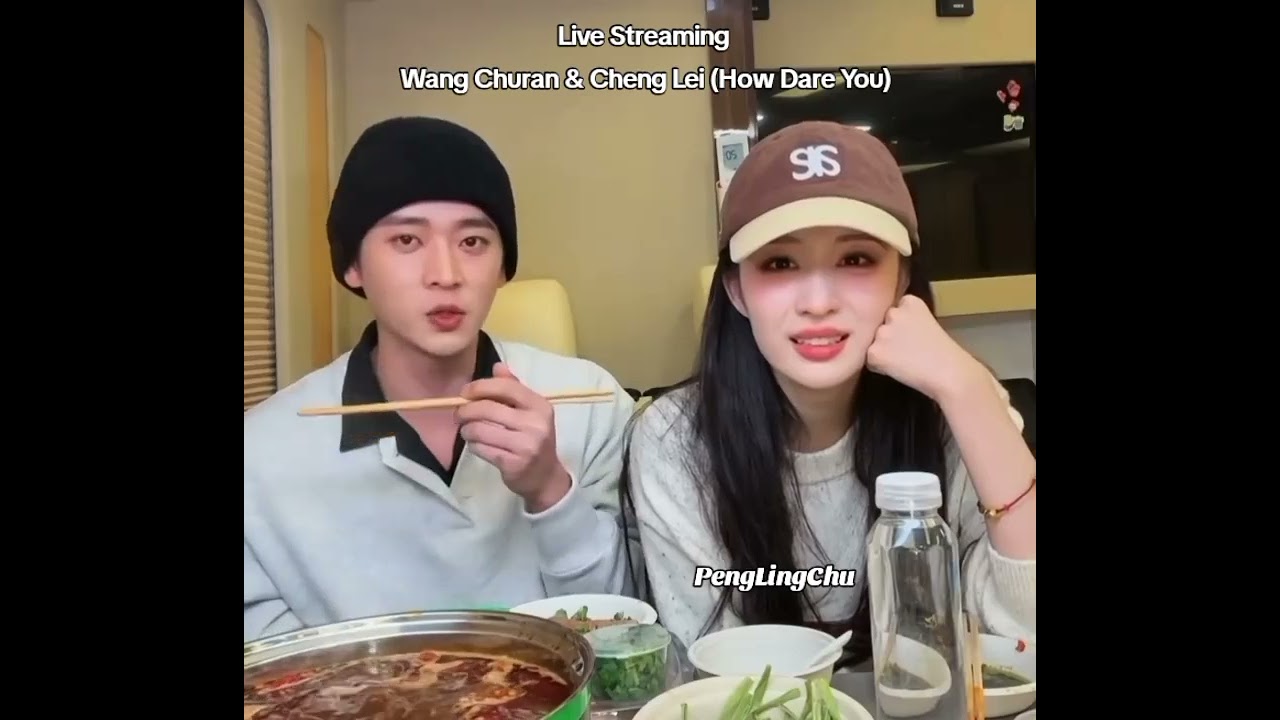 12.02 | Ini Cheng Lei mau makan ngga jadi² 😀 , ngikik melulu ampun 😅 