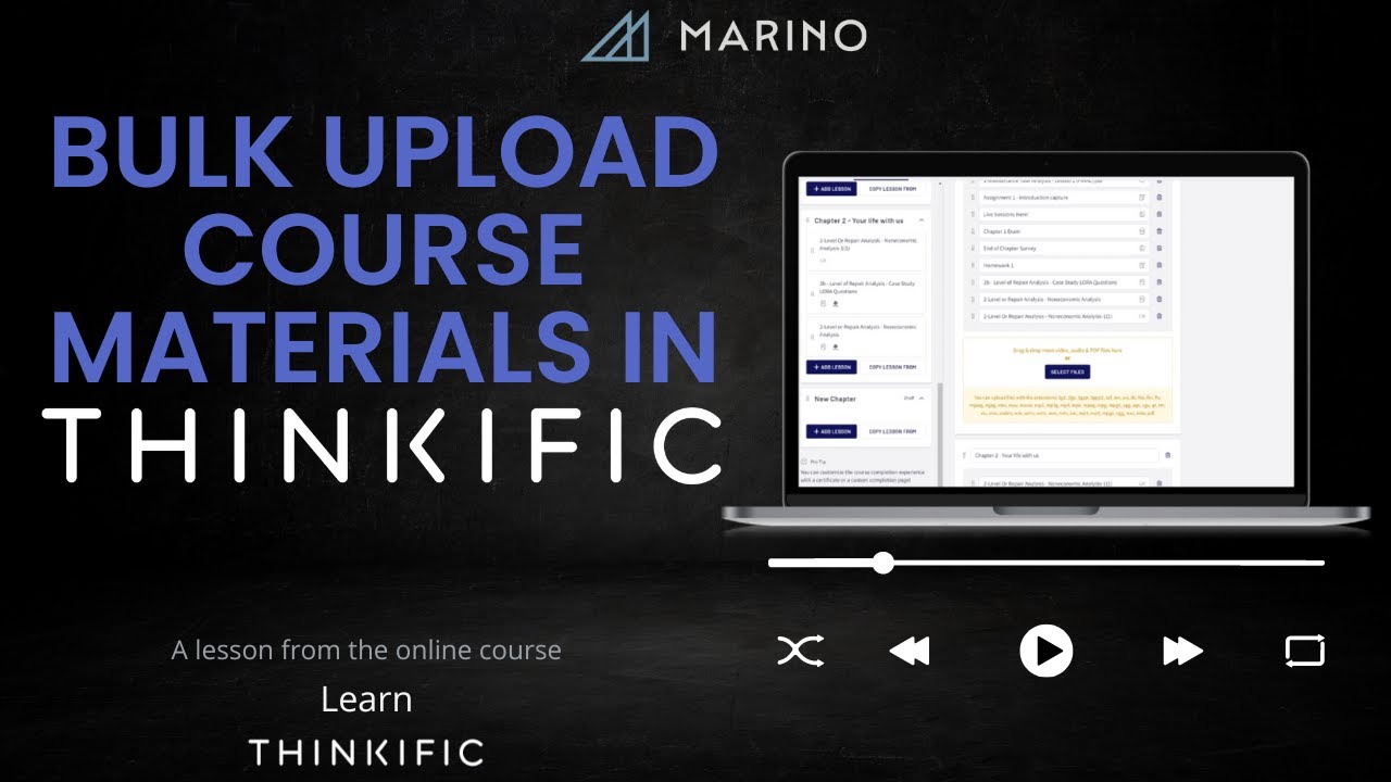 Bulk Import Course Materials in Thinkific