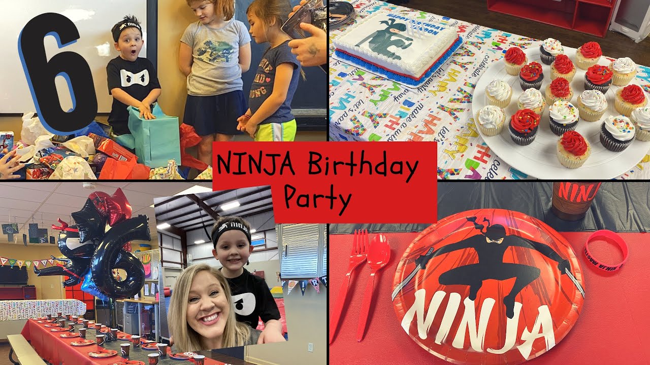 My 6 Year old’s NINJA Birthday Party!