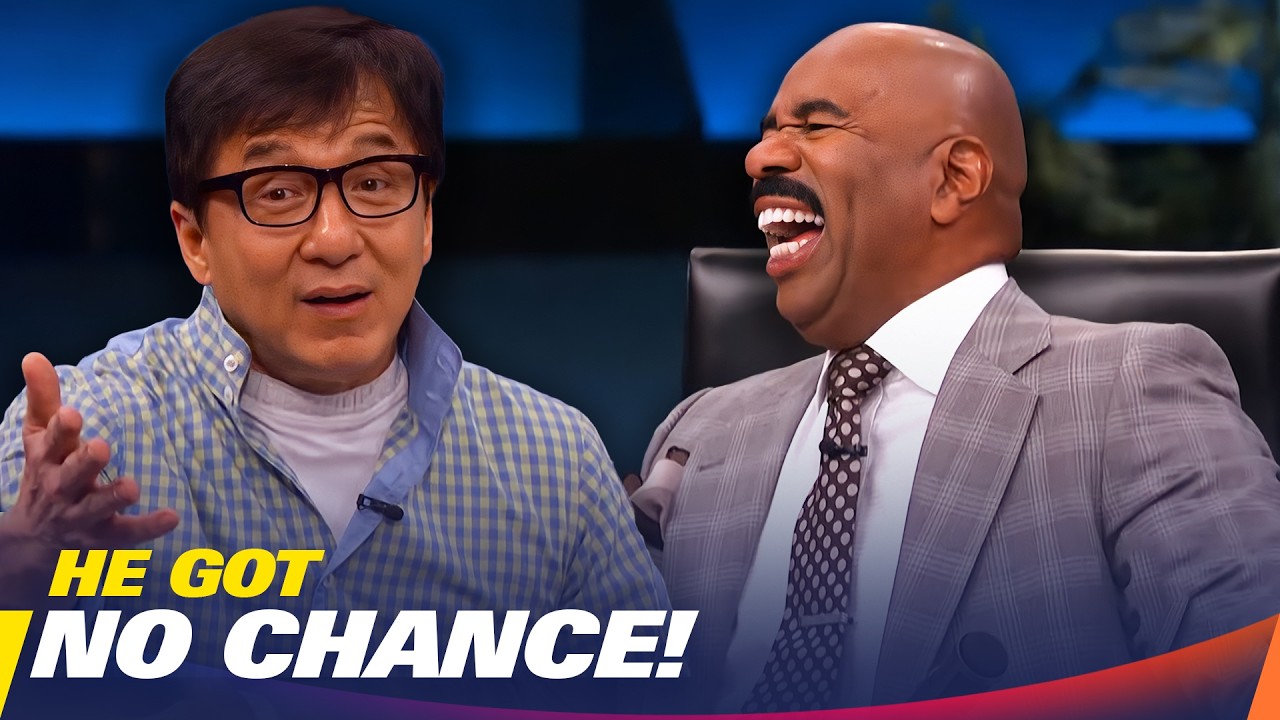 Jackie Chan Reacts to Amateur Stunt Fails 😂| Steve Harvey
