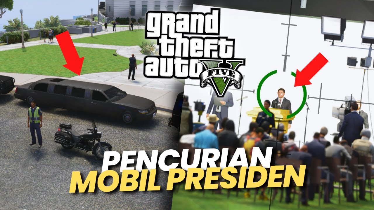 Gua Mencuri Mobil PRESIDEN Paling LANGKA di GTA 5! (Mod)