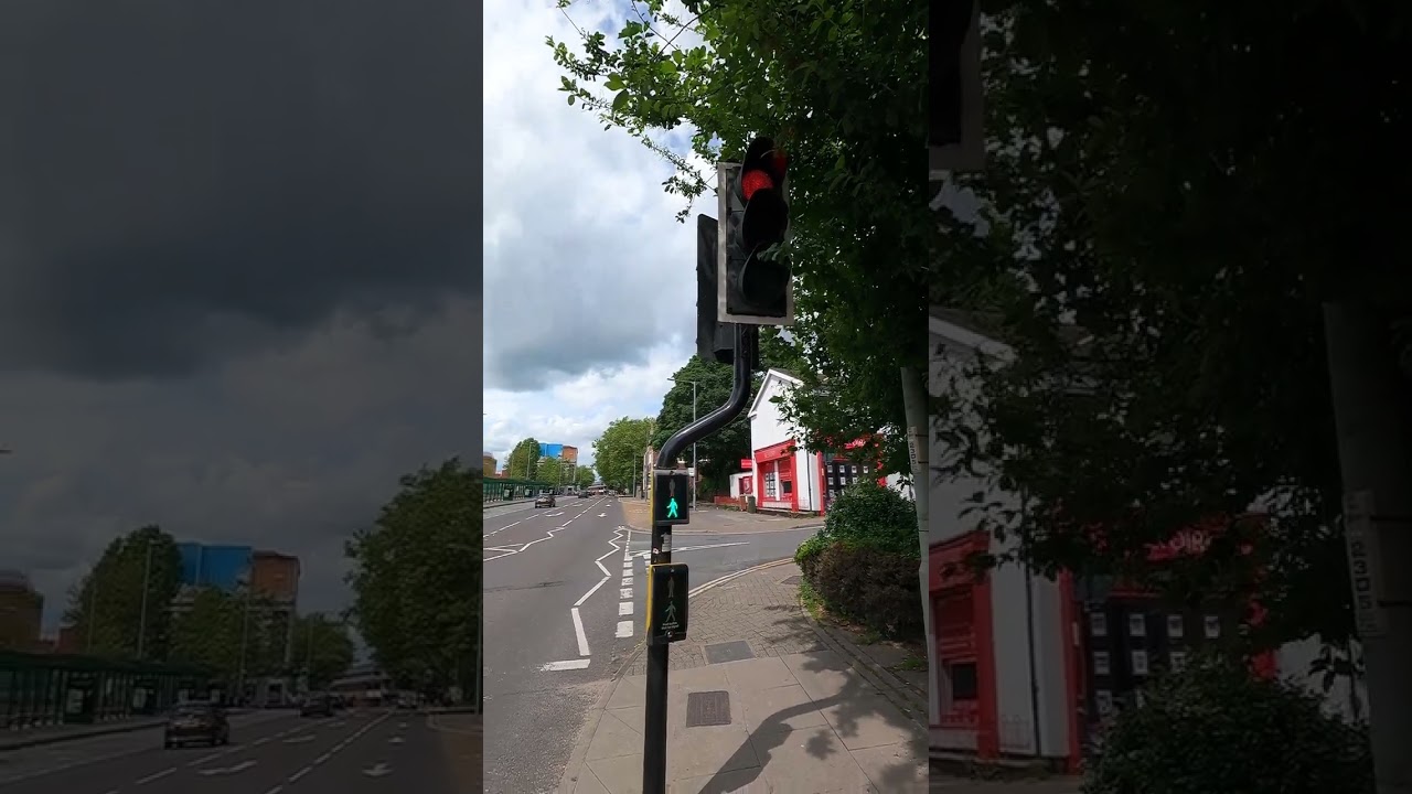 Ipswich: Crown Street A1156, PEEK CLS Traffic Lights Puffin Crossing