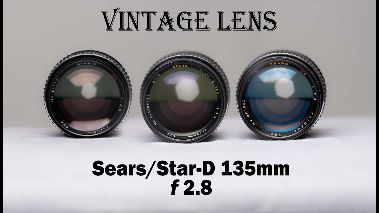 Sears and Star-D - vintage 135mm prime lenses