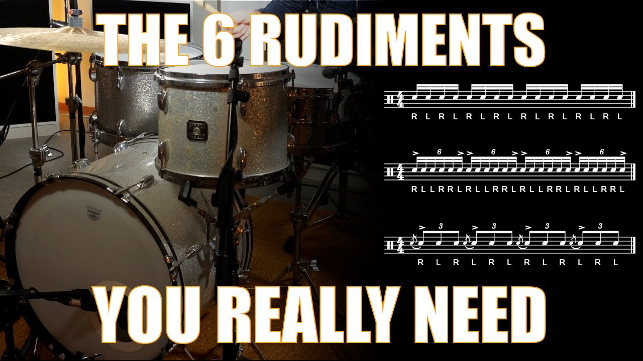 The 6 Rudiments you really need - Daily Drum Lesson
