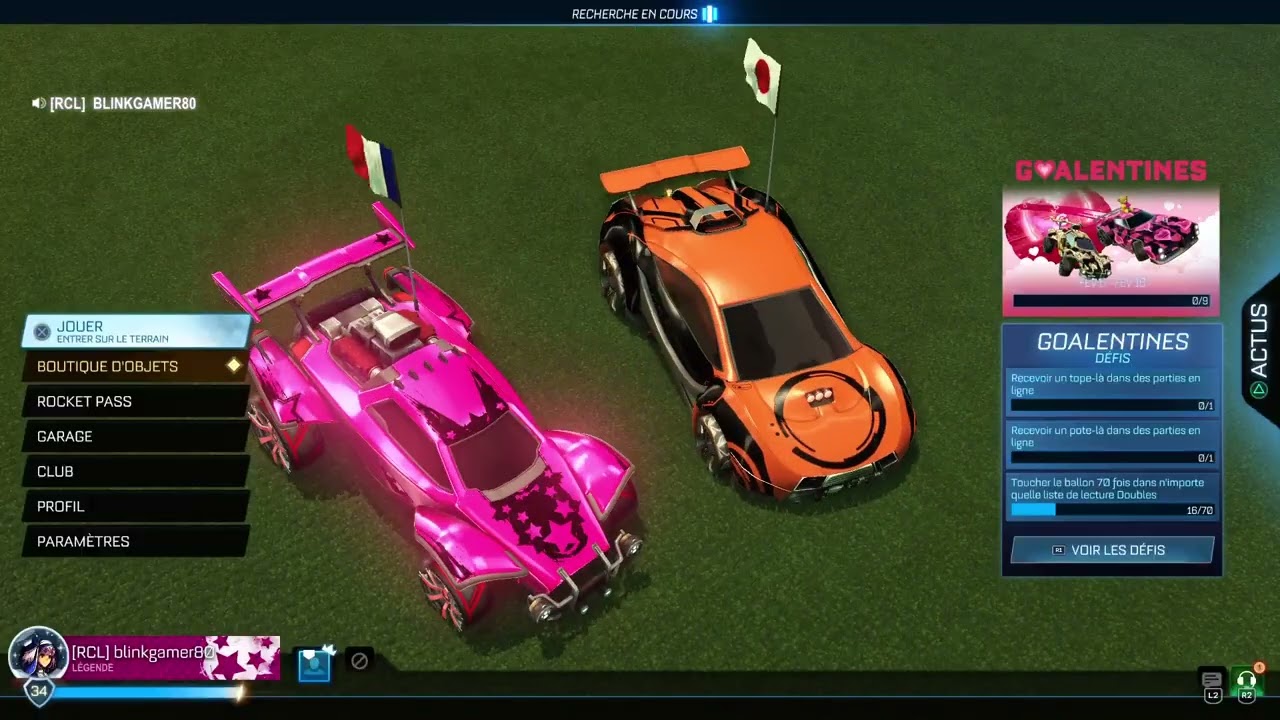 petite vidéo Rocket League avec un membre du club @Rafaelgillot-off
