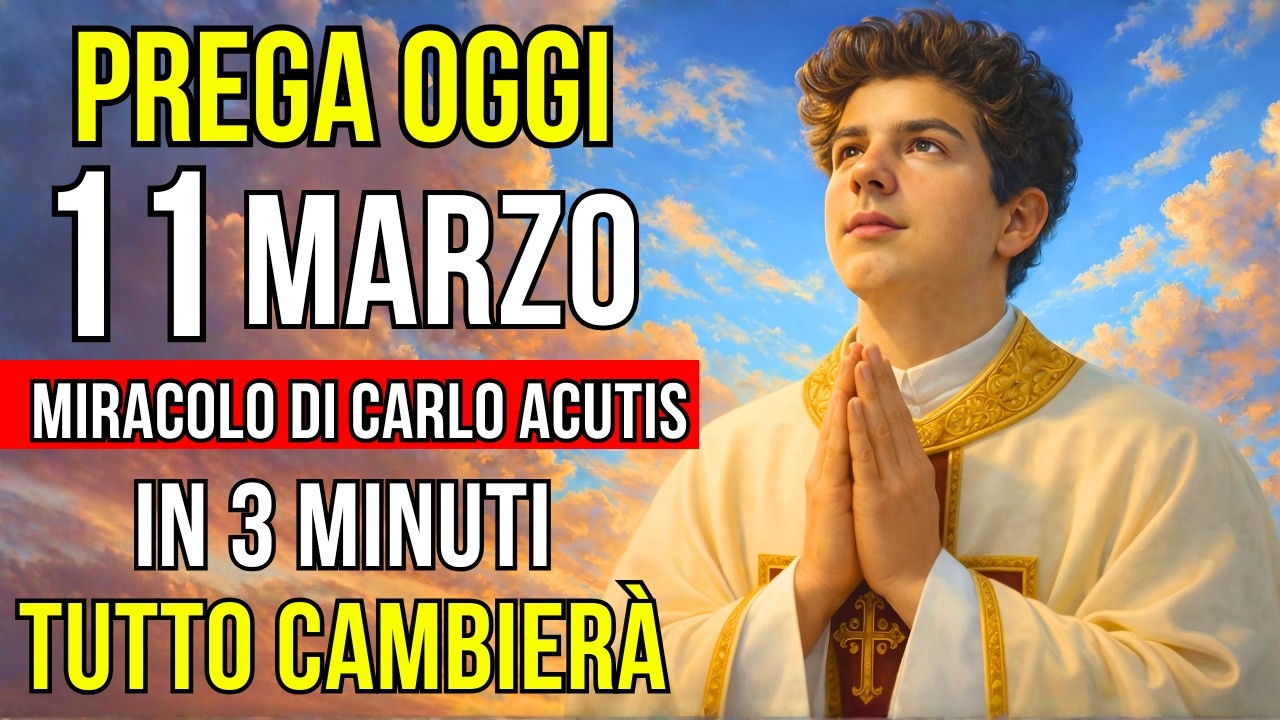 ⏳ SOLO 3 MINUTI CON CARLO ACUTIS: La Preghiera Che Cambia la Tua Settimana! ✨