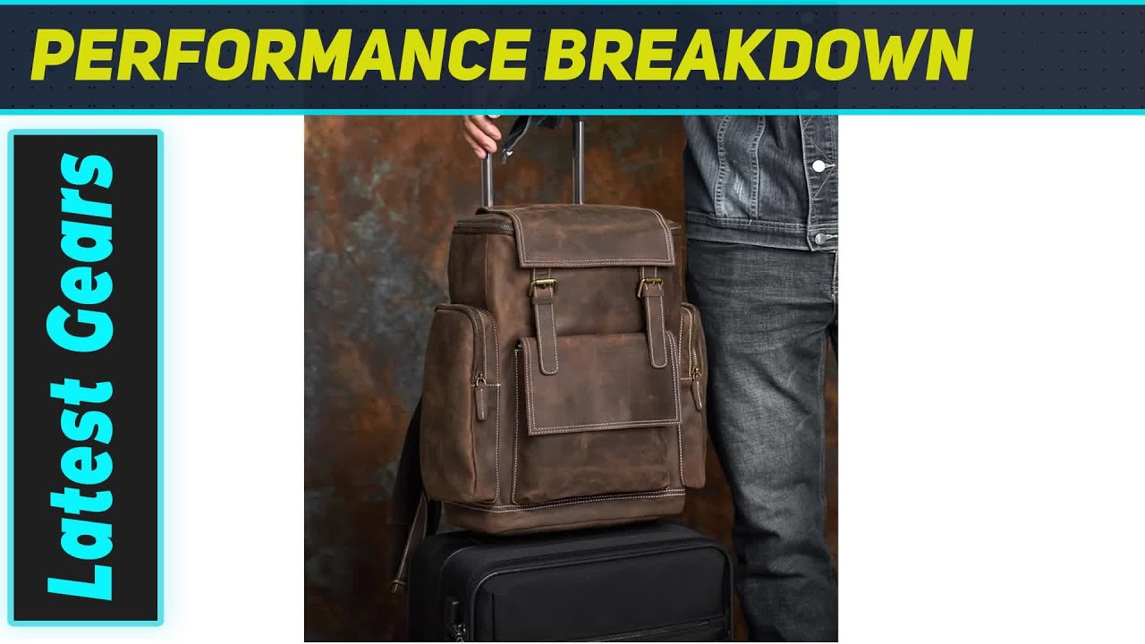 Genuine Leather Backpack: The Ultimate Retro Camping Bag?
