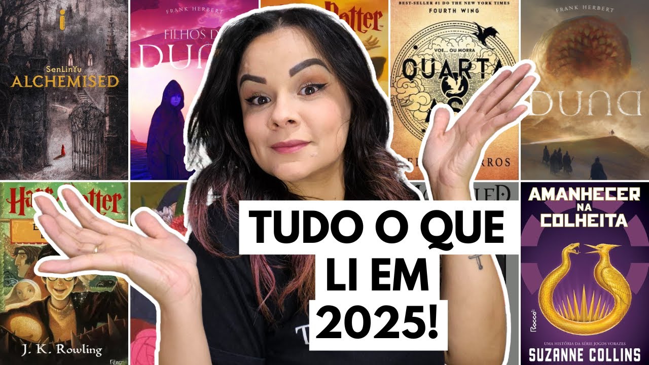 TUDO O QUE LI EM 2025 + RANKING DE OBRAS PRIMAS E BOMBAS (TIERMAKER) | MUNDOS IMPRESSOS