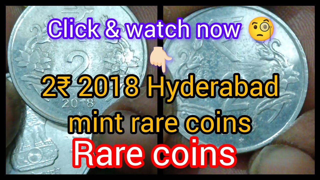  2 rupees 2018  hyderabad mint rare coins #coin #subscribe ||@Jessy coins collection's 