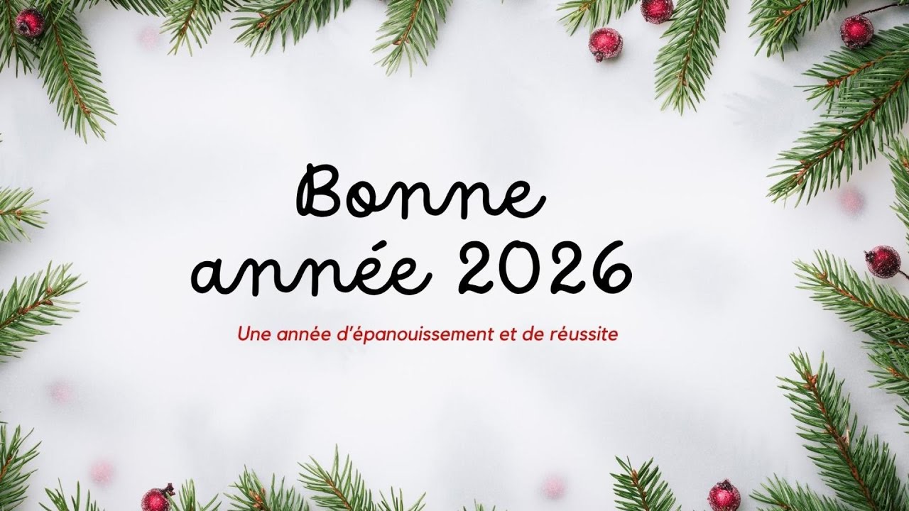 Meilleurs voeux a toutes et tous