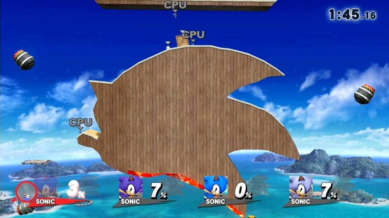 Special Smash / Custom Maps Gameplay - Super Smash Bros. Wii U