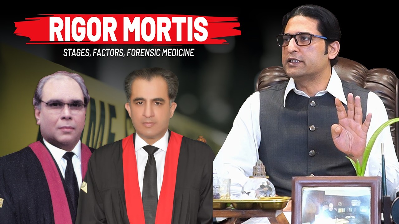 Rigor Mortis Explained: Stages, Factors l Forensic Medicine by Mian Ali Haider