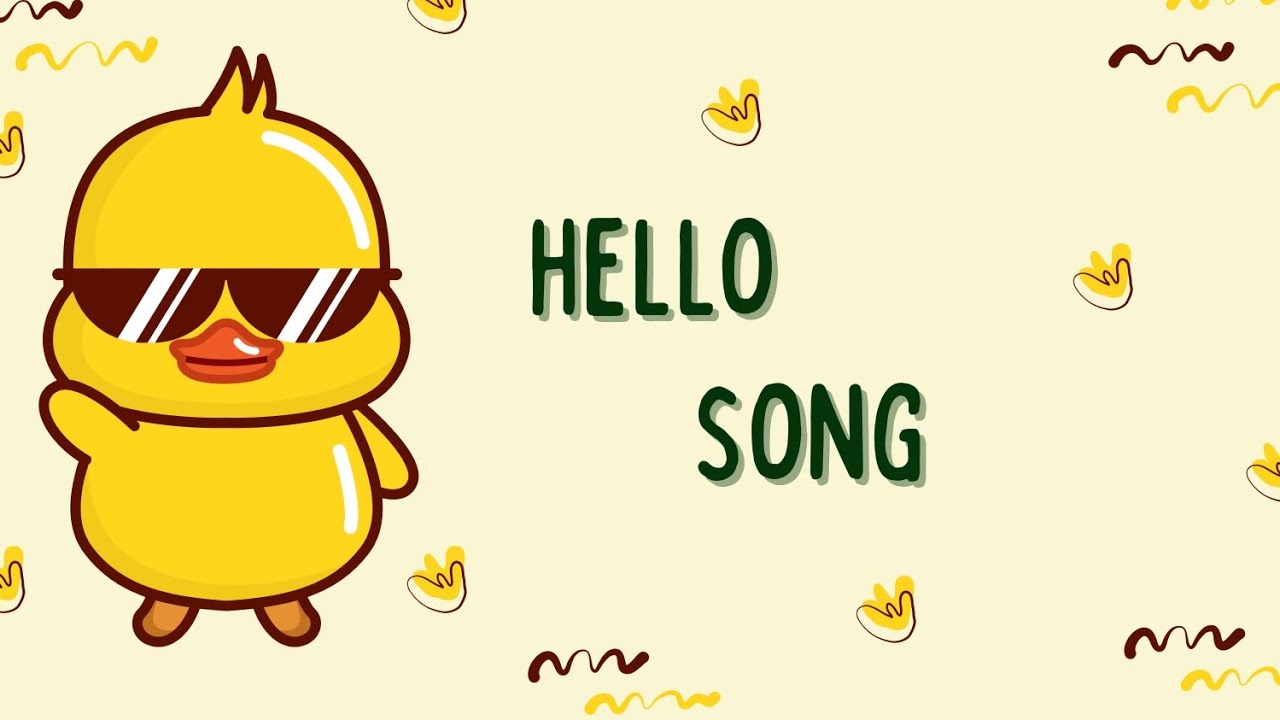 Sing along : Hello Song | Educational Song | Fun Learning Activity 