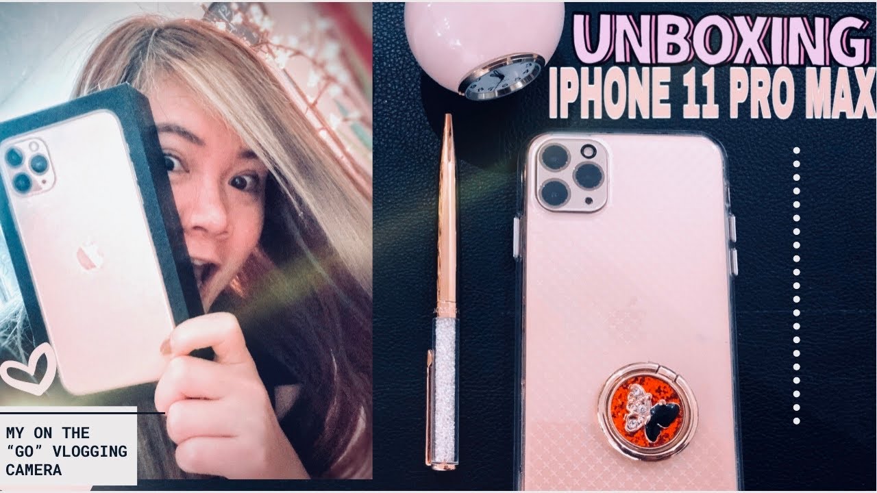 UNBOXING IPHONE 11 PRO MAX GOLD | MY NEW ON THE “GO” VLOGGING CAMERA