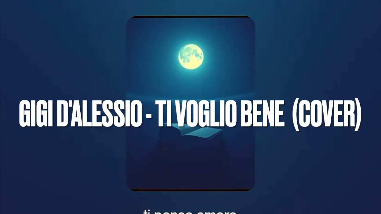 GIGI D'ALESSIO   TI VOGLIO BENE  1990 COVER