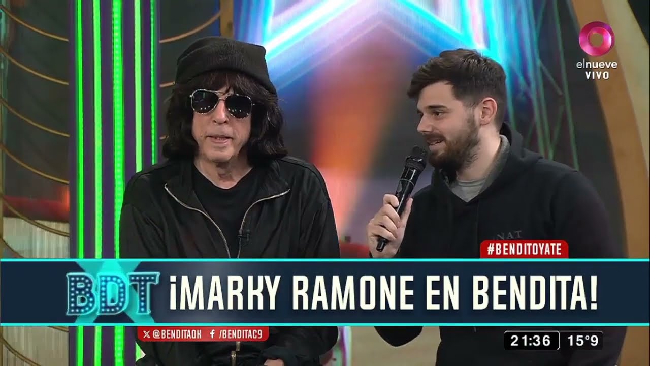 Marky Ramone ya está en la Argentina.