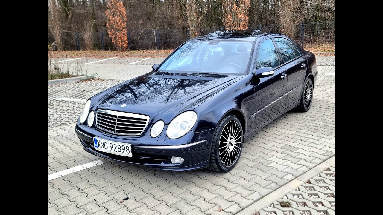 MERCEDES E320 V6 3.2Benzyna 224Ps 2002r na sprzedaż.