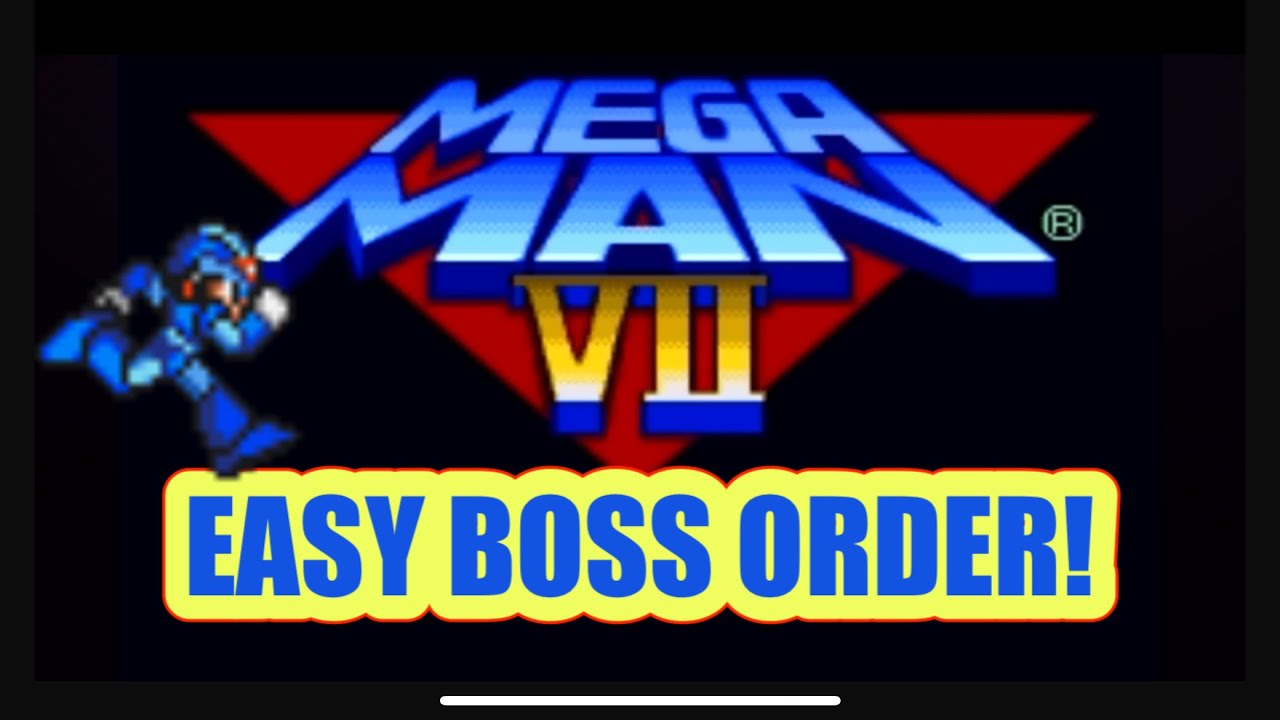 Mega Man 7 Easy boss order. Boss rush and Wily Castle included!