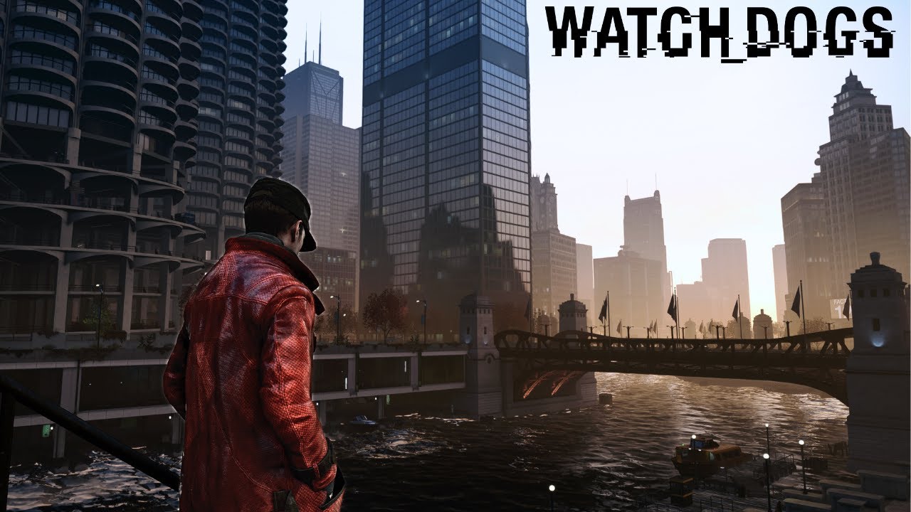 Watch Dogs | Walking around Downtown Chigago | 4K Modded Graphics 2023