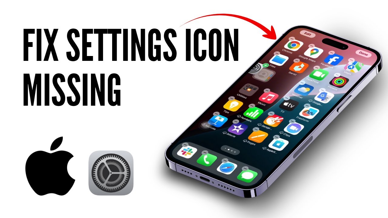 How to Fix Settings Icon Missing on iPhone
