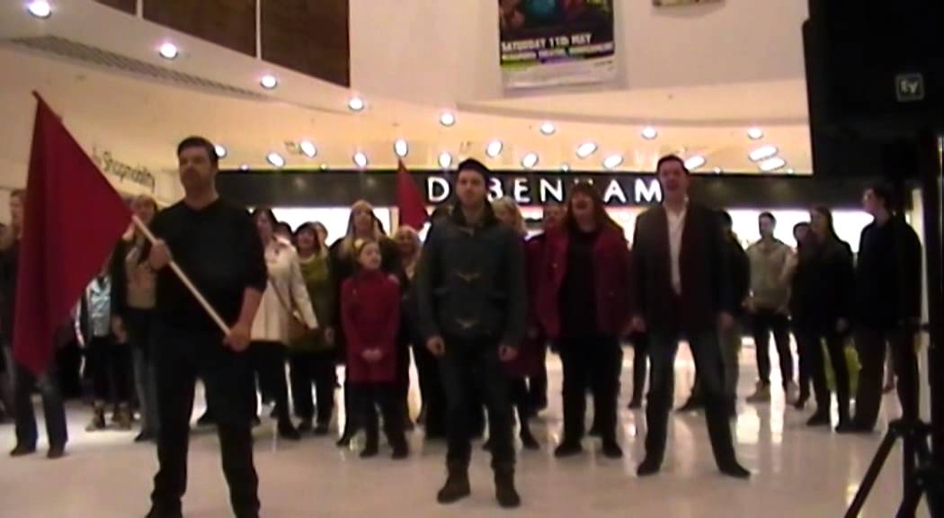 Les Miserables Flash Mob, Kingsgate Centre, Dunfermline.
