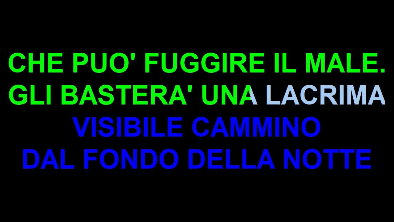 Adriano Celentano I passi che facciamo karaoke