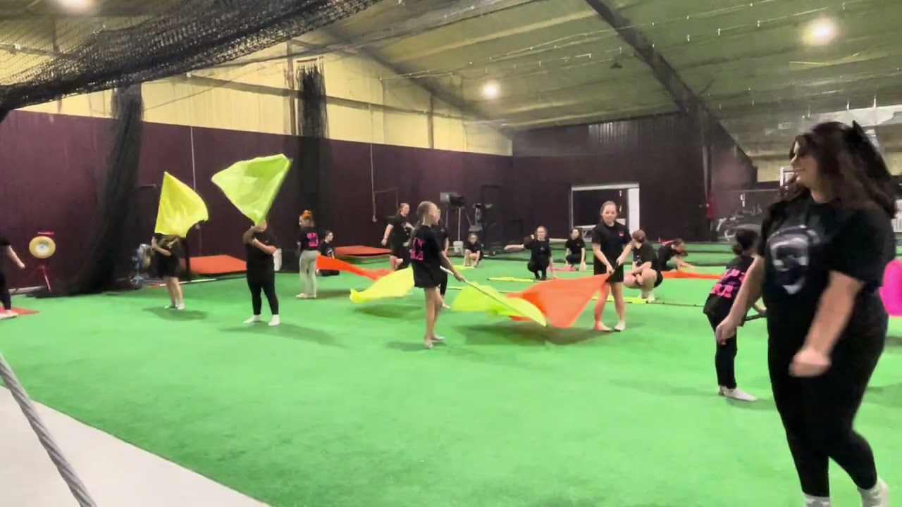 Colorguard cheers