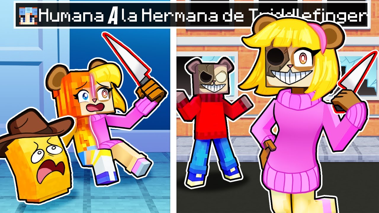 ¡De HUMANA a la HERMANA de TWIDDLEFINGER en Minecraft!