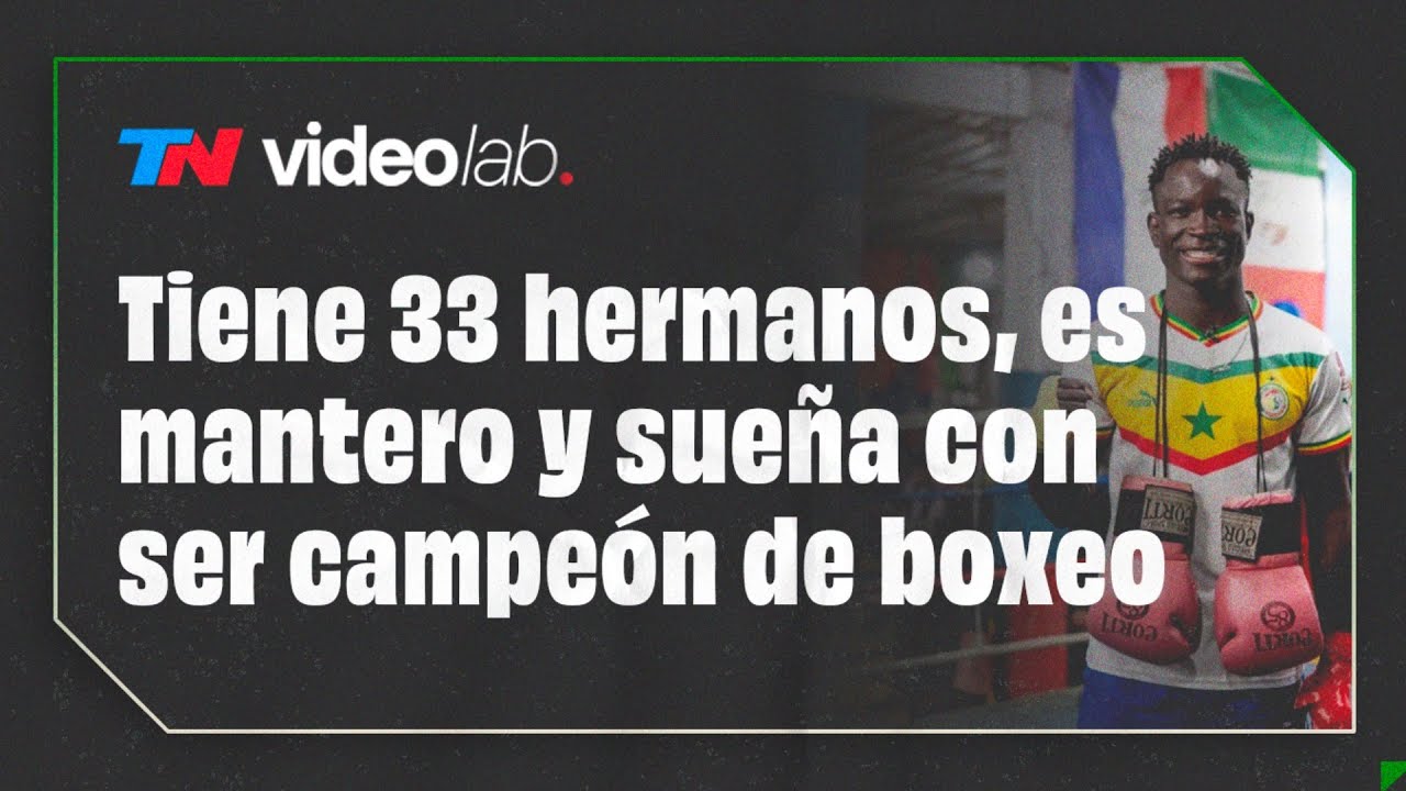 Tiene 33 hermanos, trabaja como mantero y sue&ntilde;a con ser campe&oacute;n en boxeo: la historia de Touba Niang