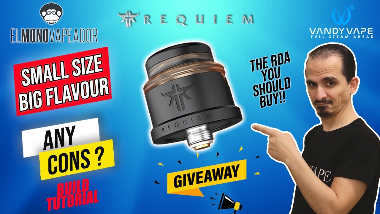 Requiem RDA by Vandy Vape & El Mono Vapeador! Do i like it? Big Yes!