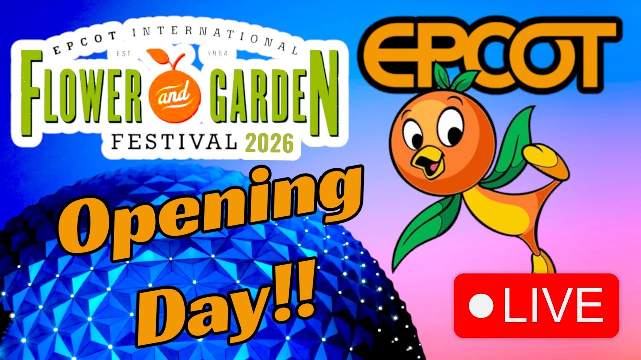 EPCOT Flower & Garden Festival 2026: HUGE Opening Day! 🌷
