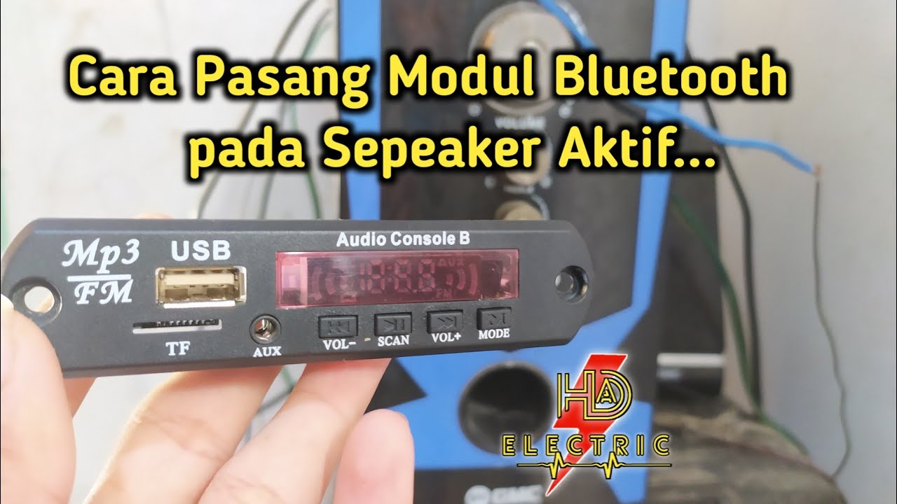 Cara Pasang Modul mp3 Bluetooth di Speaker Aktif GMC