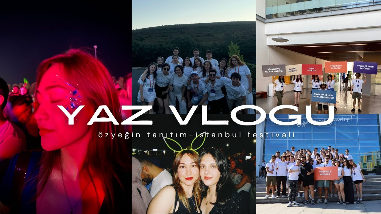 özyeğin tanıtım ekibi,istanbul festivali konserleri DUMAN,FATMA TURGUT,MAVİ GRİ #vlog10