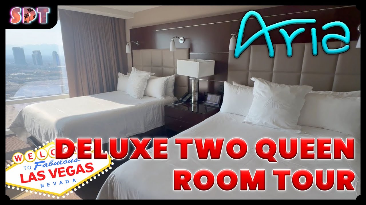 Тур по номеру Deluxe Two Queen Room 2025 | Aria Las Vegas