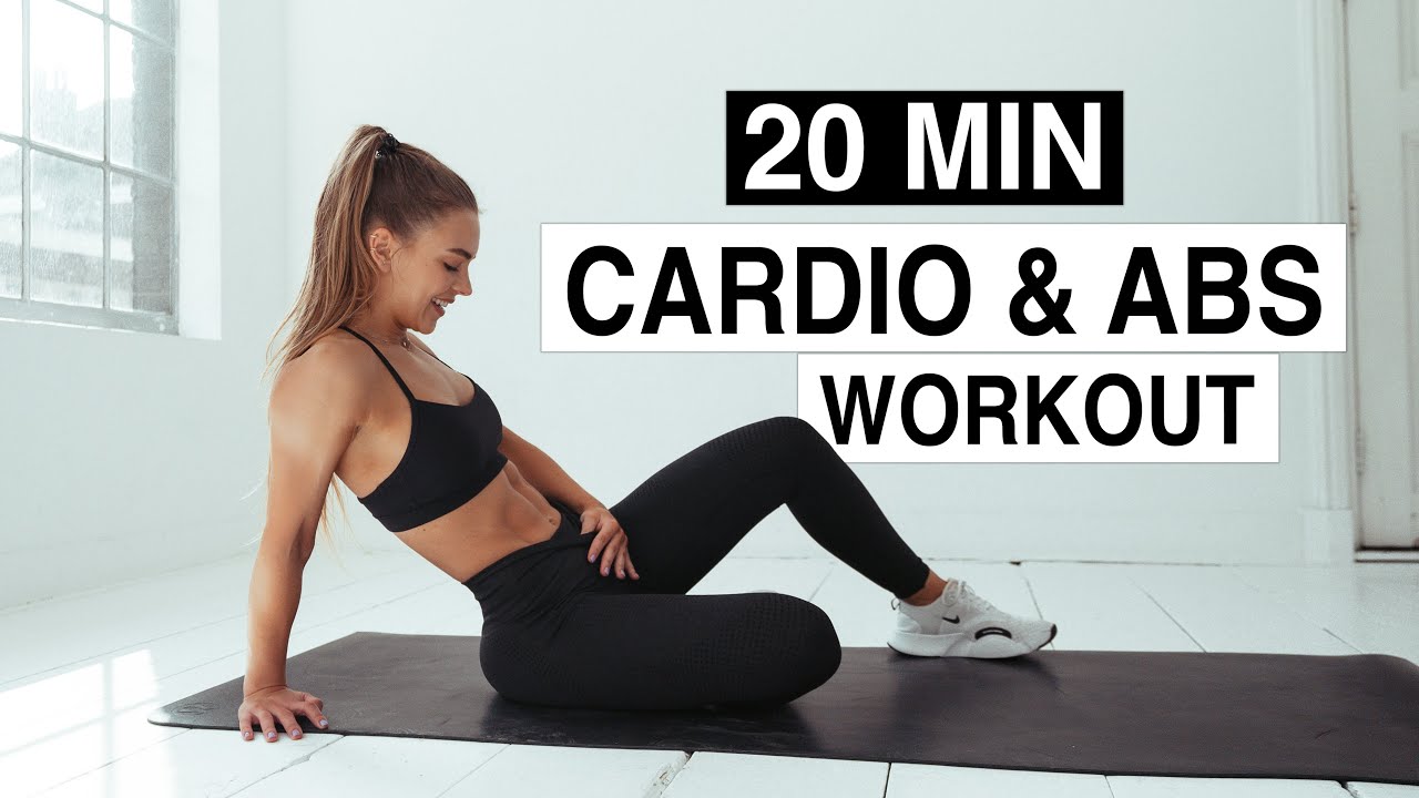 20 MIN CARDIO & ABS WORKOUT (INTENSE & SWEATY)